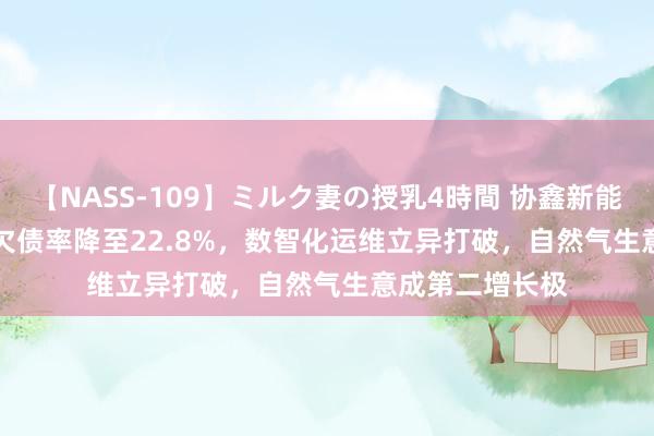 【NASS-109】ミルク妻の授乳4時間 协鑫新能源(0451.HK)欠债率降至22.8%，数智化运维立异打破，自然气生意成第二增长极